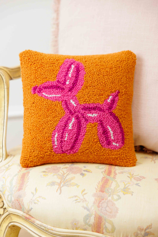 Balloon Dog Hook Pillow