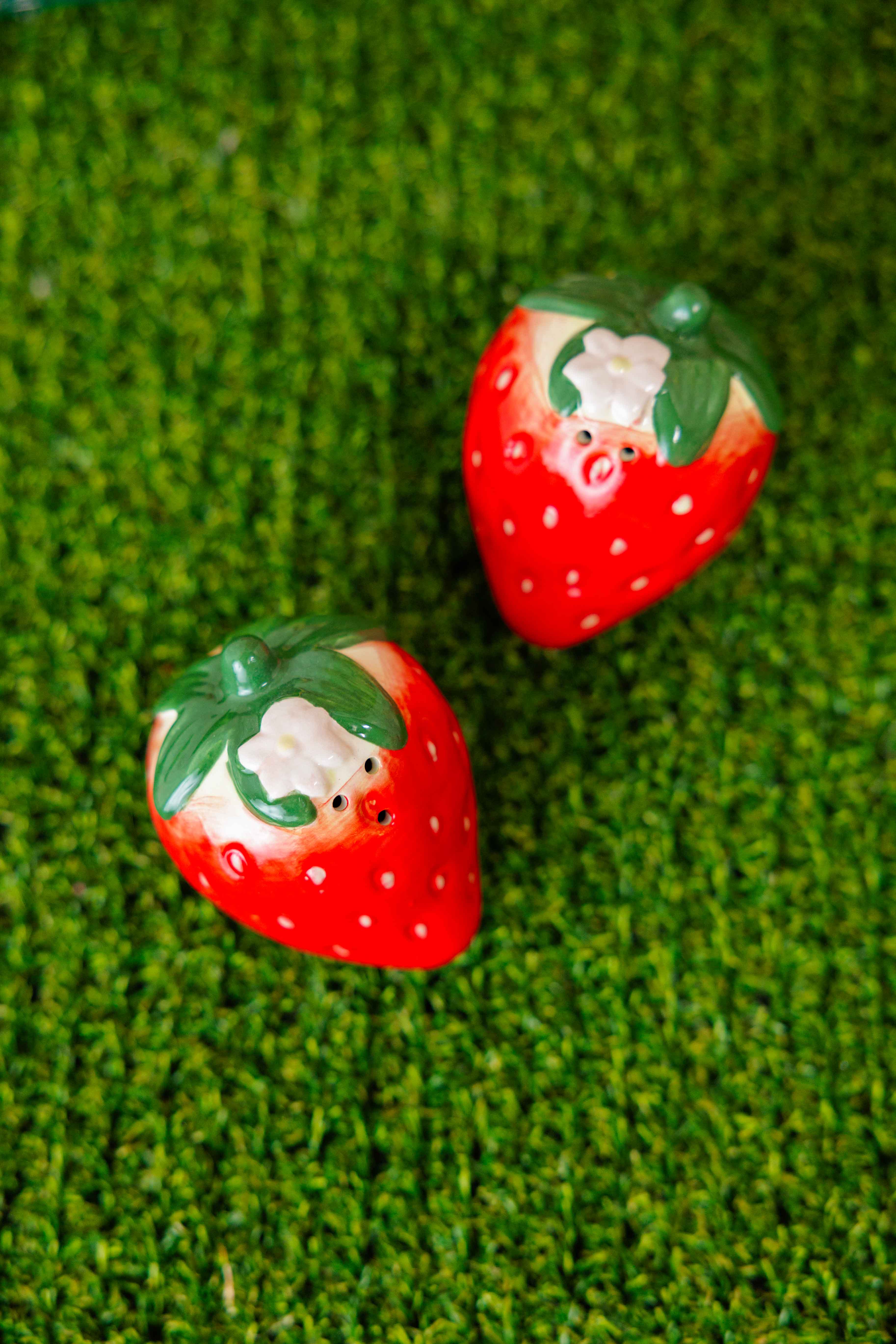 Strawberry Salt & Pepper Shakers