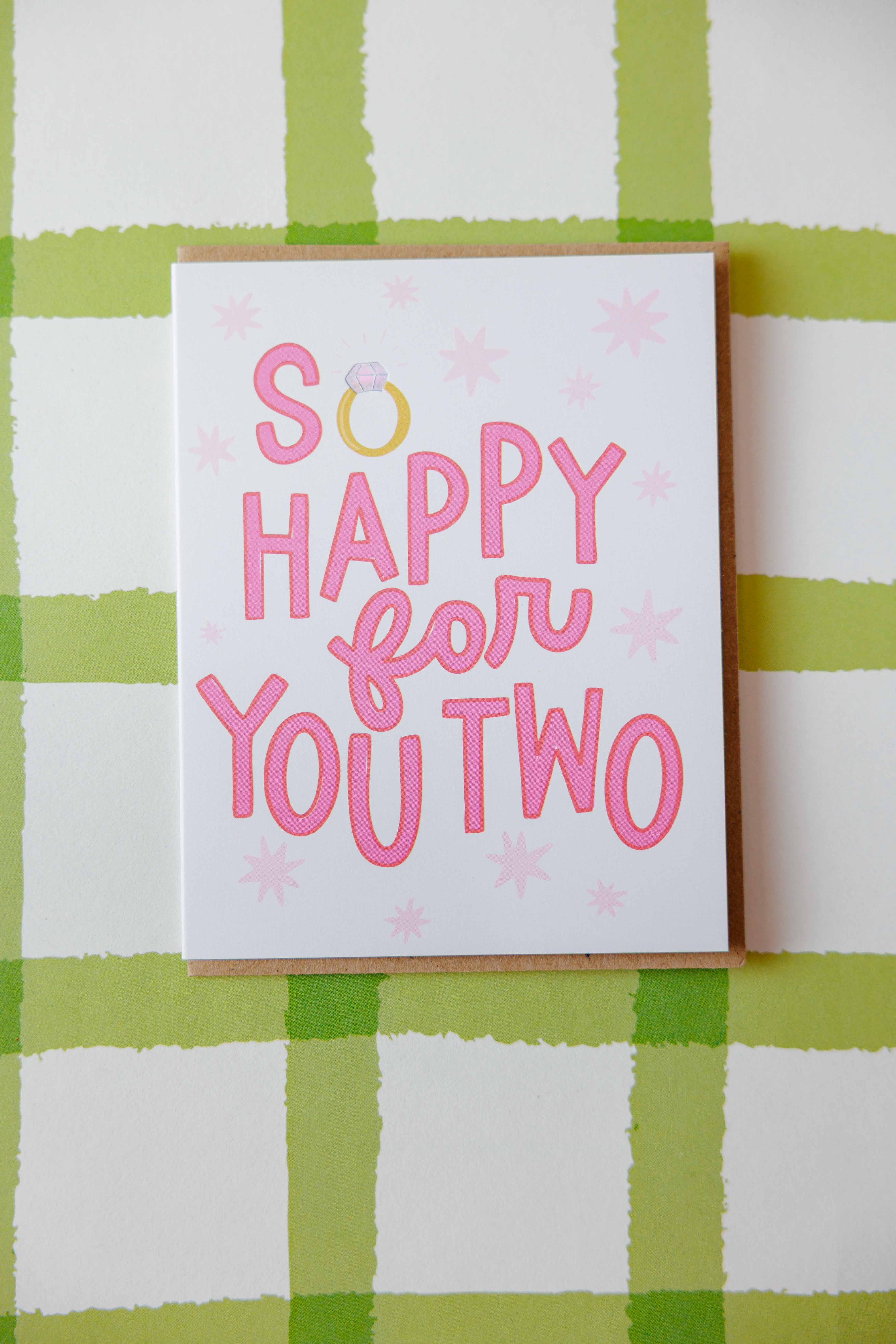 Happy For You Two Card