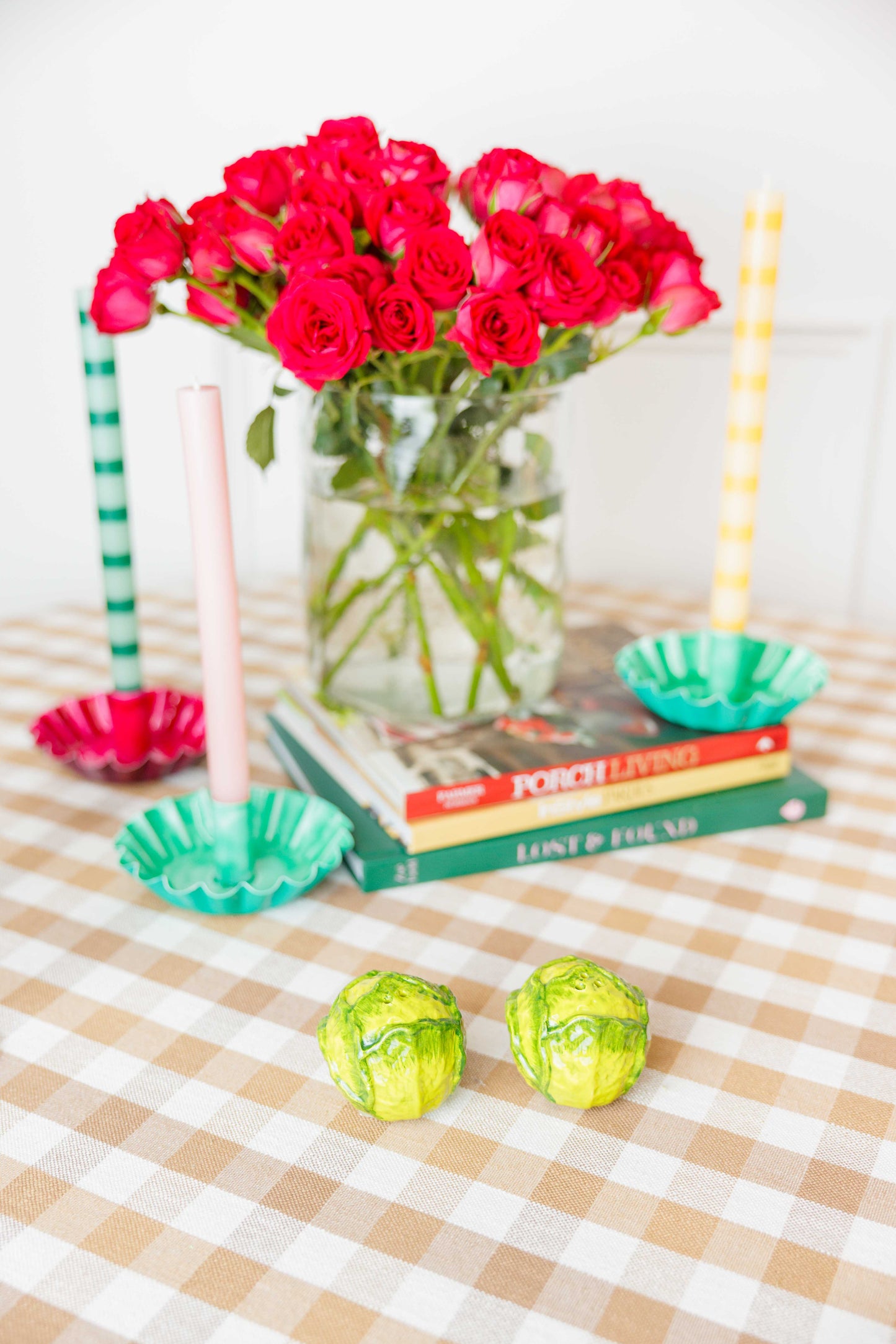 Cabbage Salt and Pepper Shakers