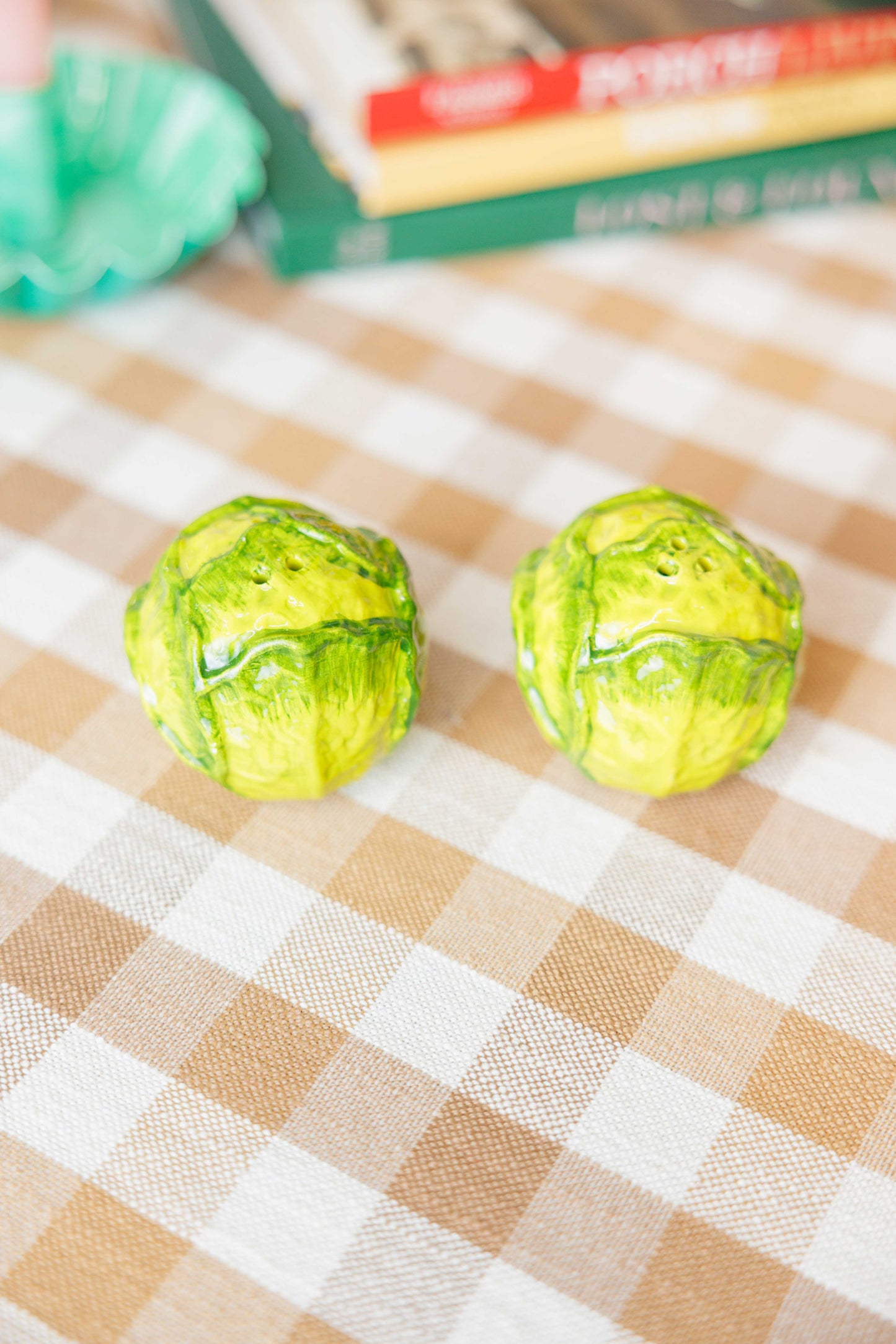 Cabbage Salt and Pepper Shakers