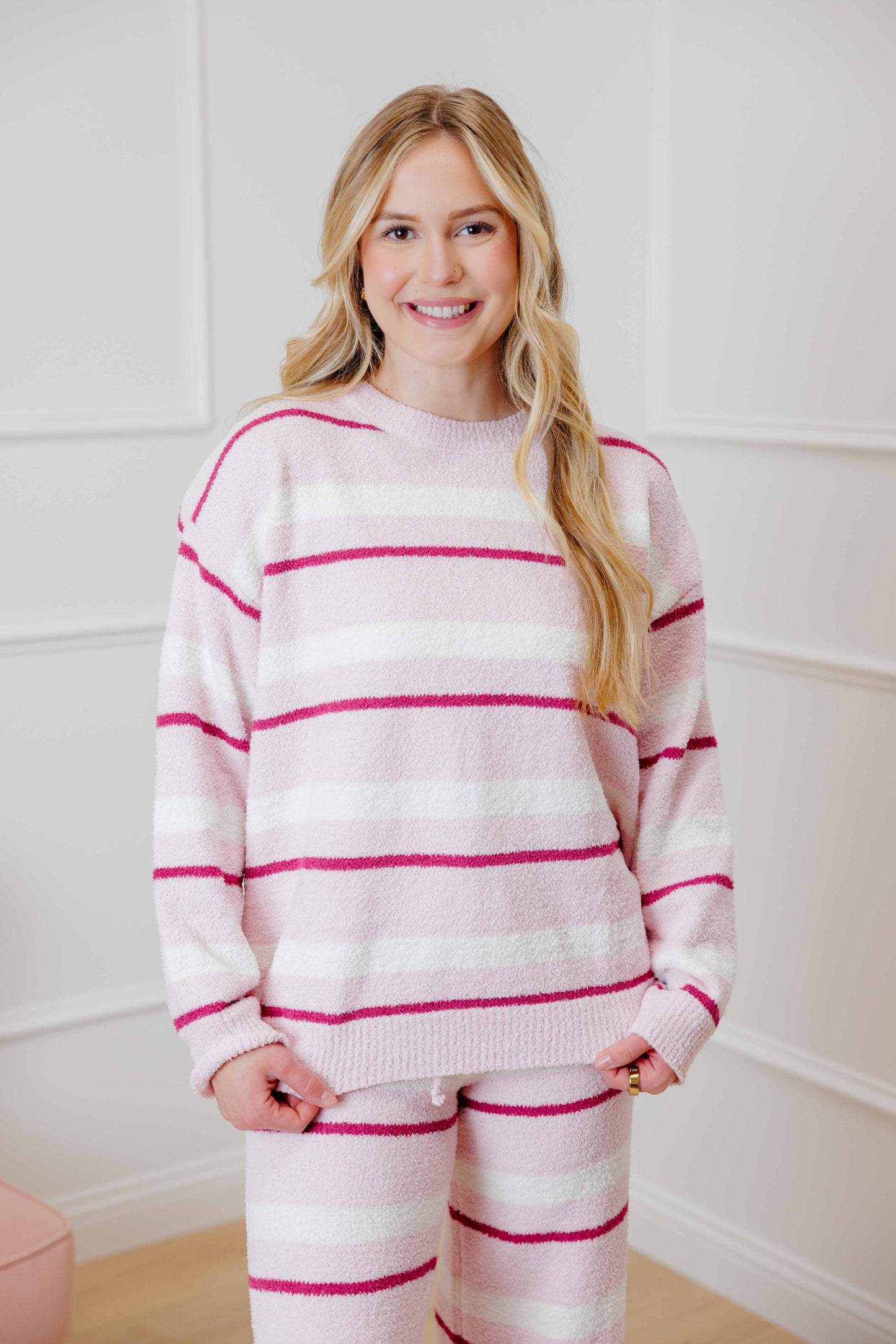 Sweetheart Stripe Lounge Set