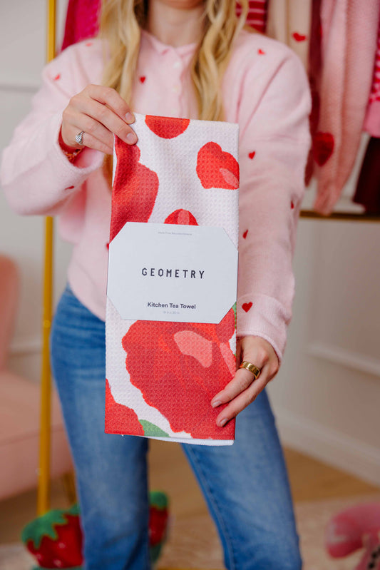 Whispering Roses Tea Towel