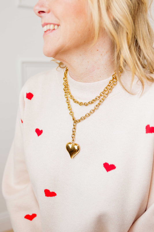 Wrap Around Heart Necklace