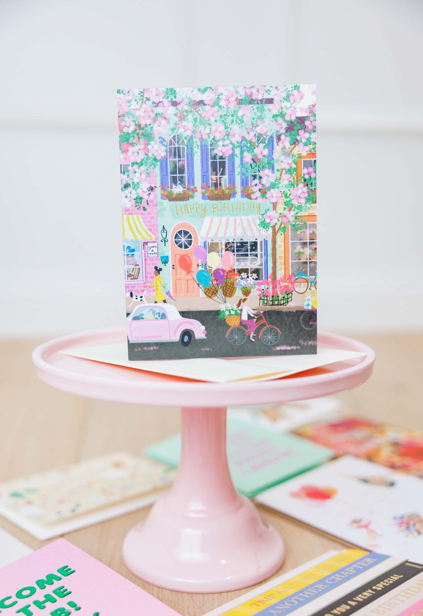 Street Scene Birthday Card