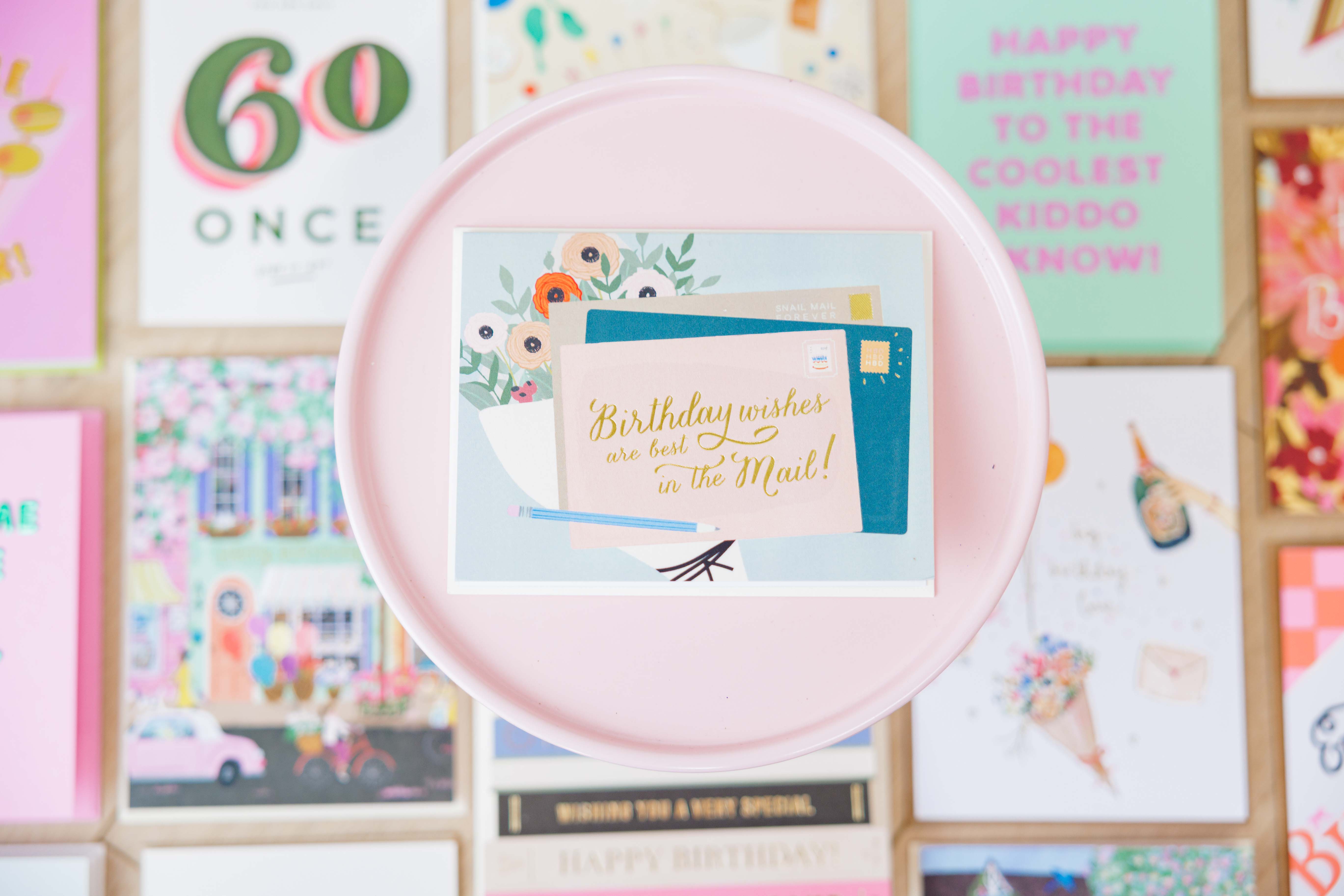 Birthday Wishes in Mail Card