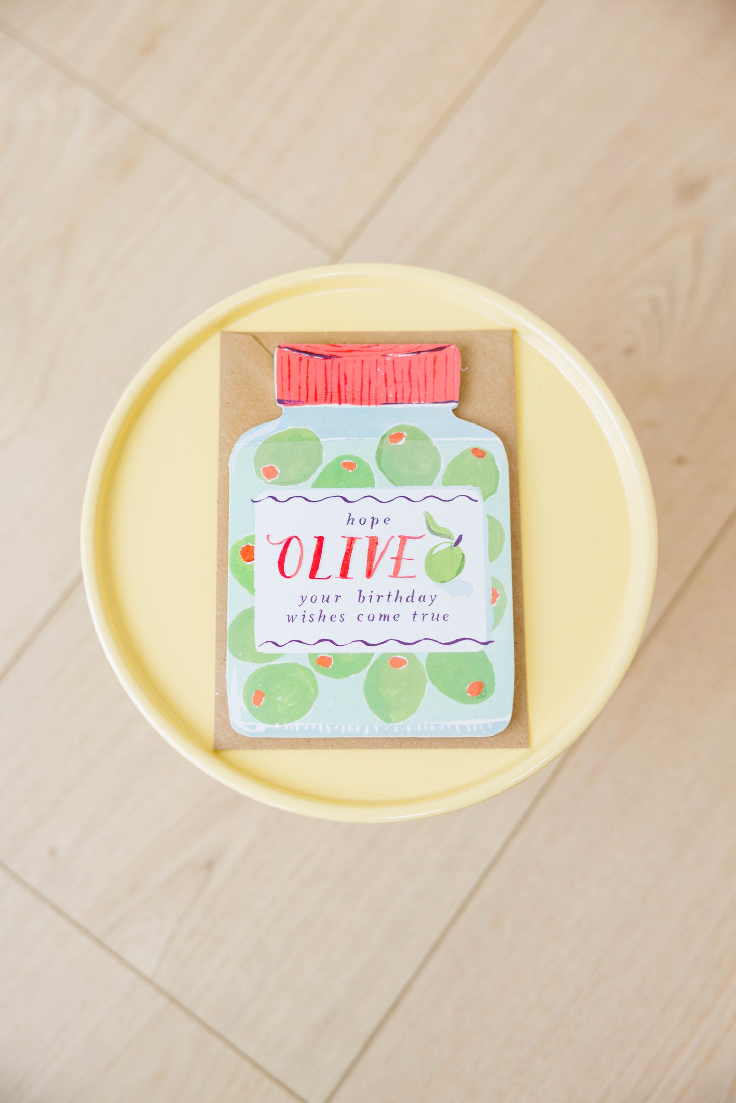 Olive Jar Birthday Card