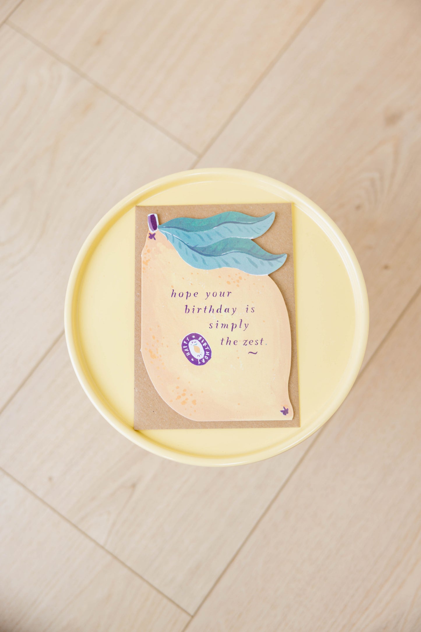 Lemon Zest Birthday Card