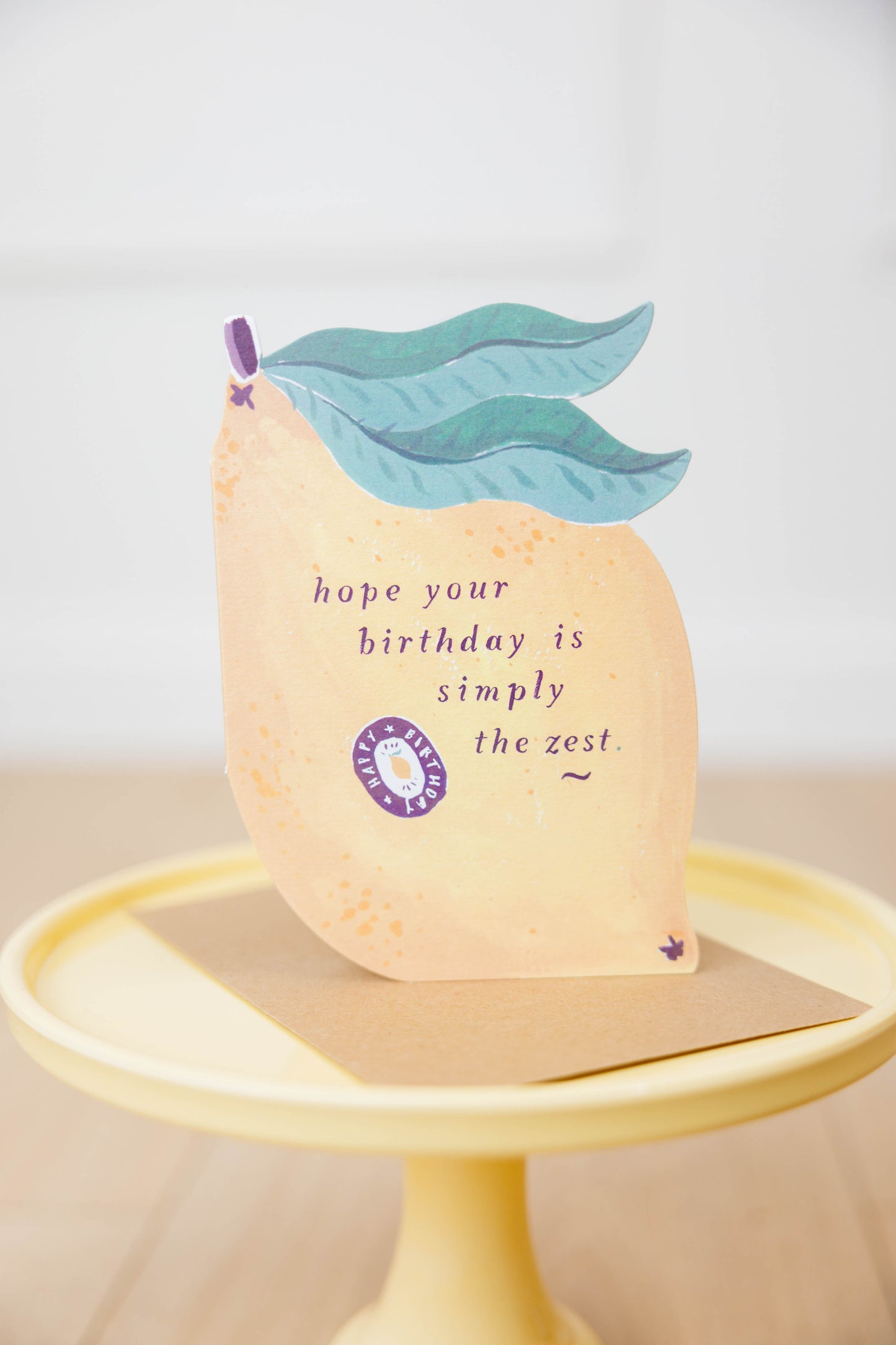 Lemon Zest Birthday Card