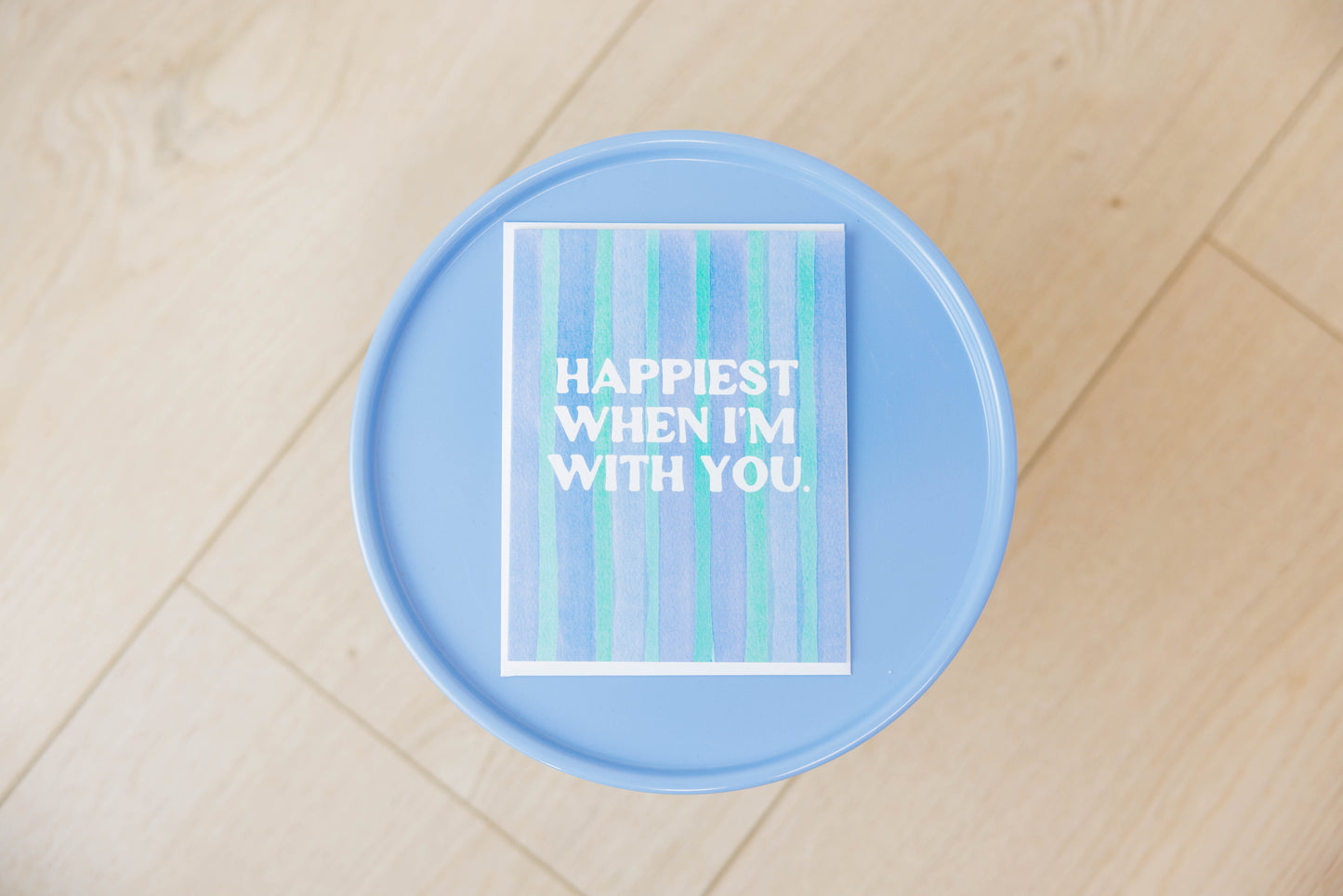 Happiest With You Anniversary Card
