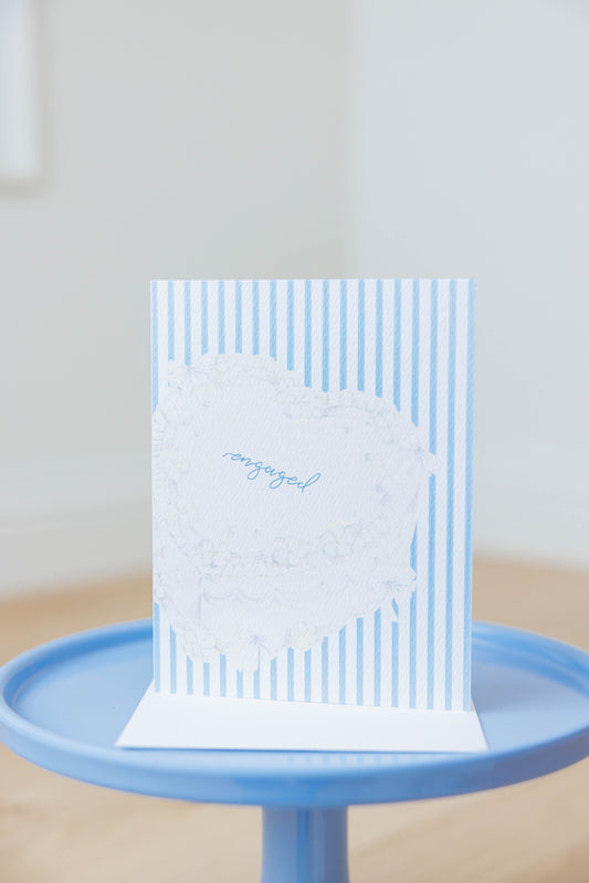Engaged Cake Engagement Card
