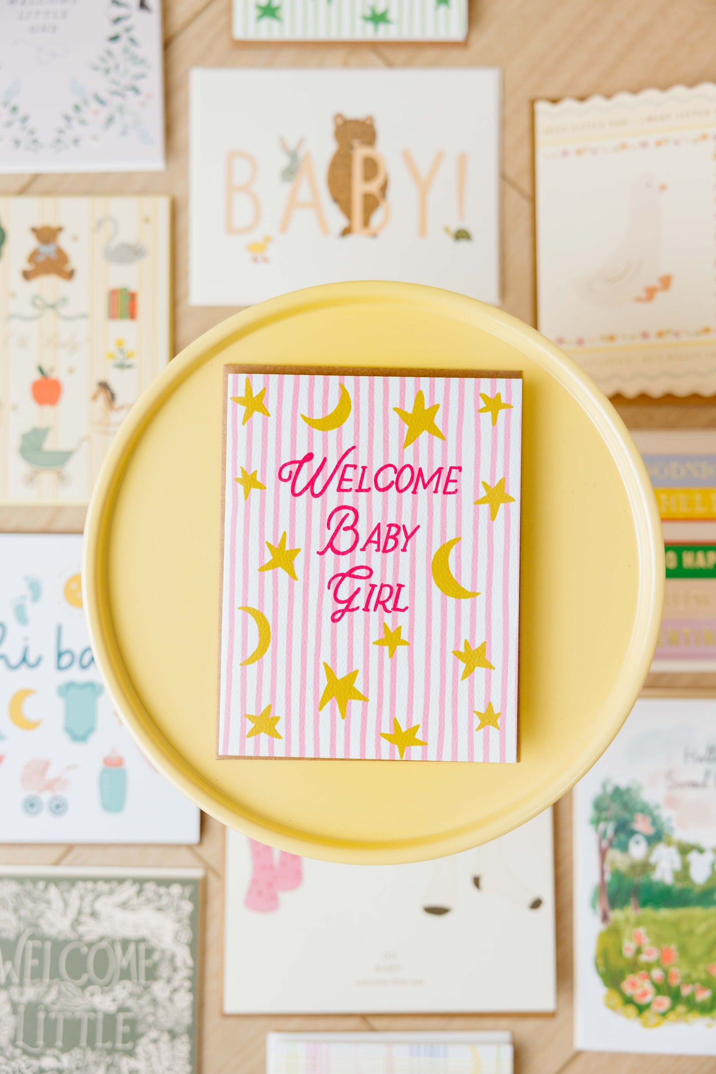 Welcome Baby Girl Card