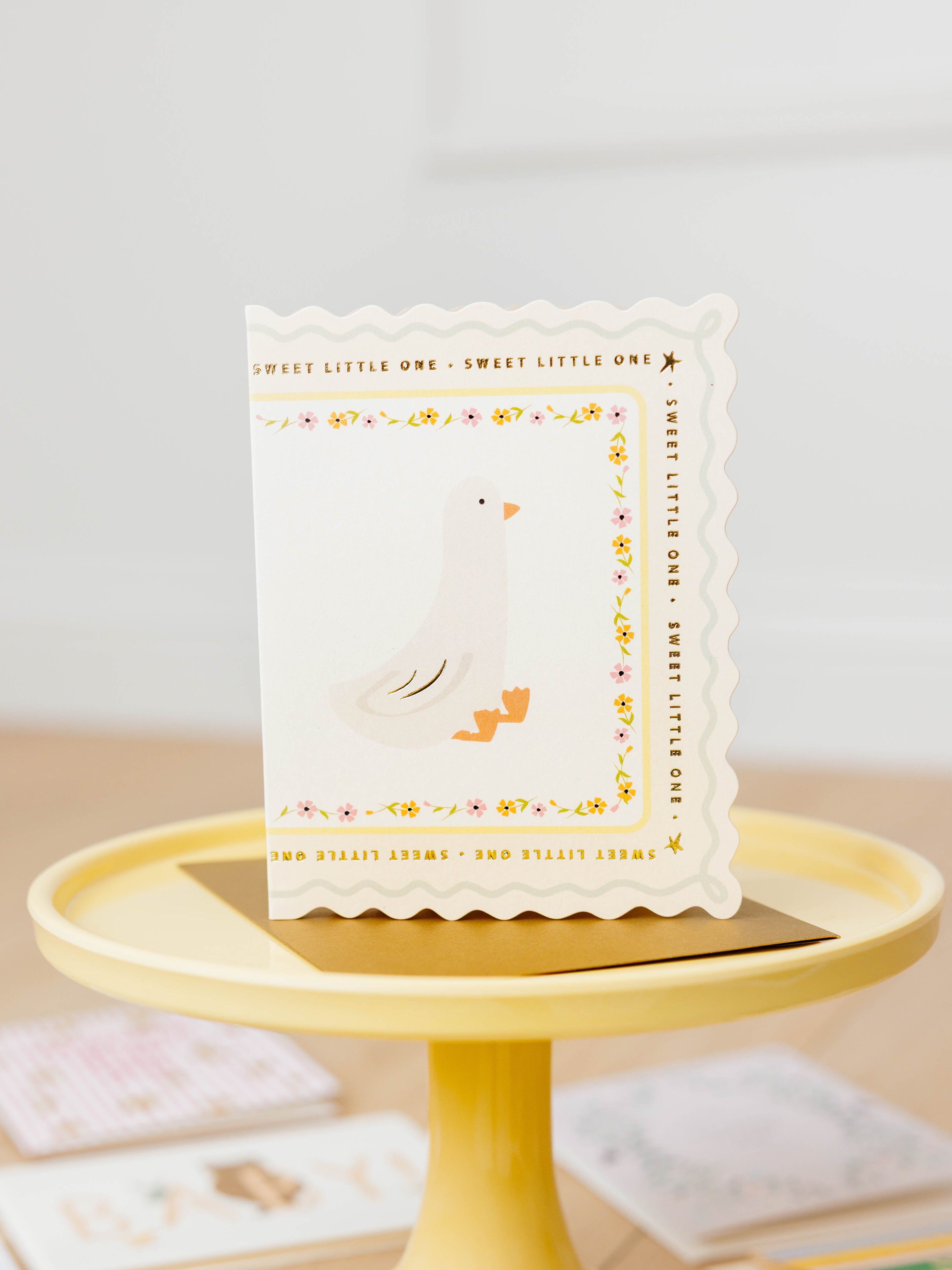Sweet Little Goose Greeting Card