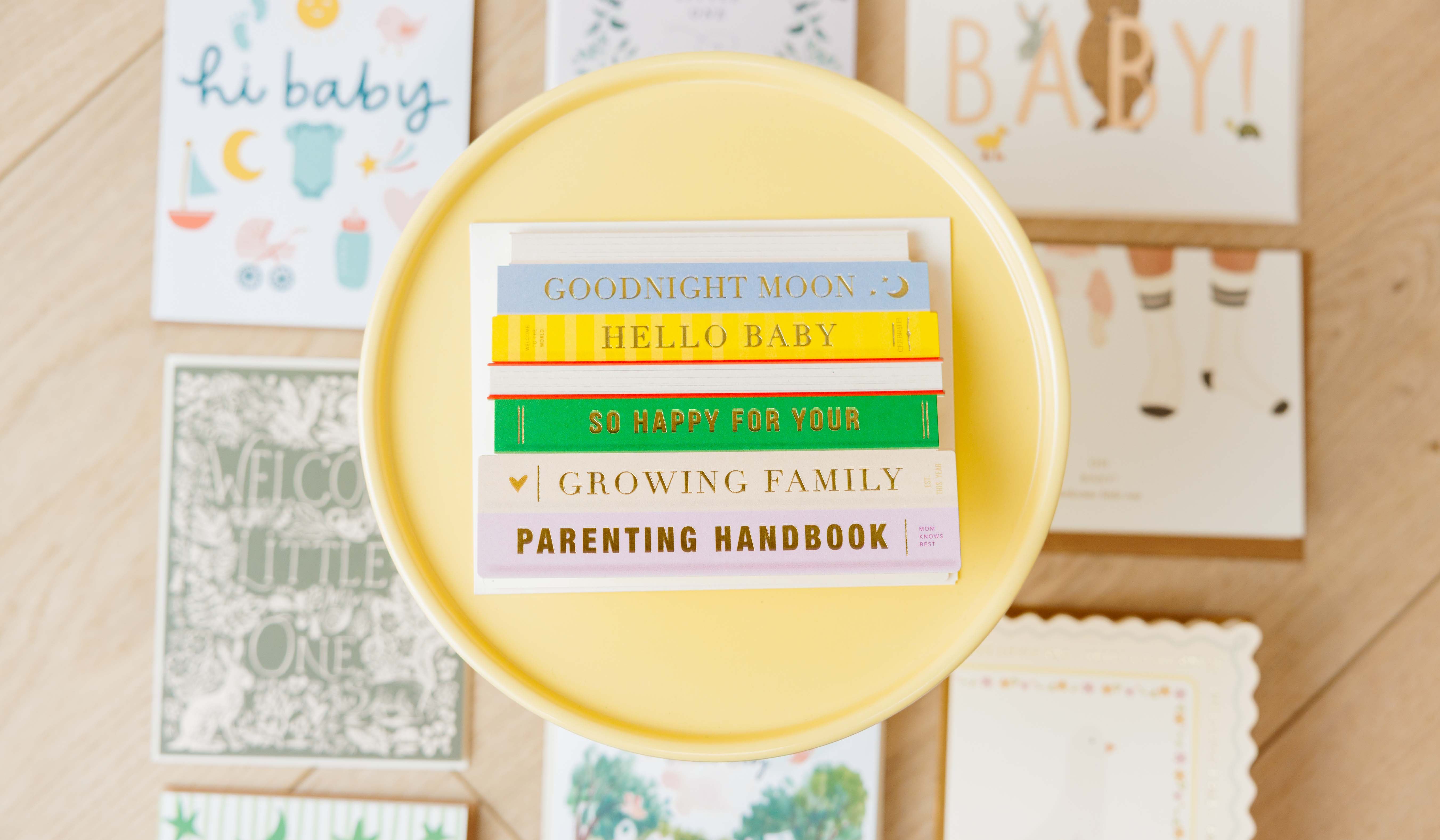 Baby Books Die-Cut Greeting Card