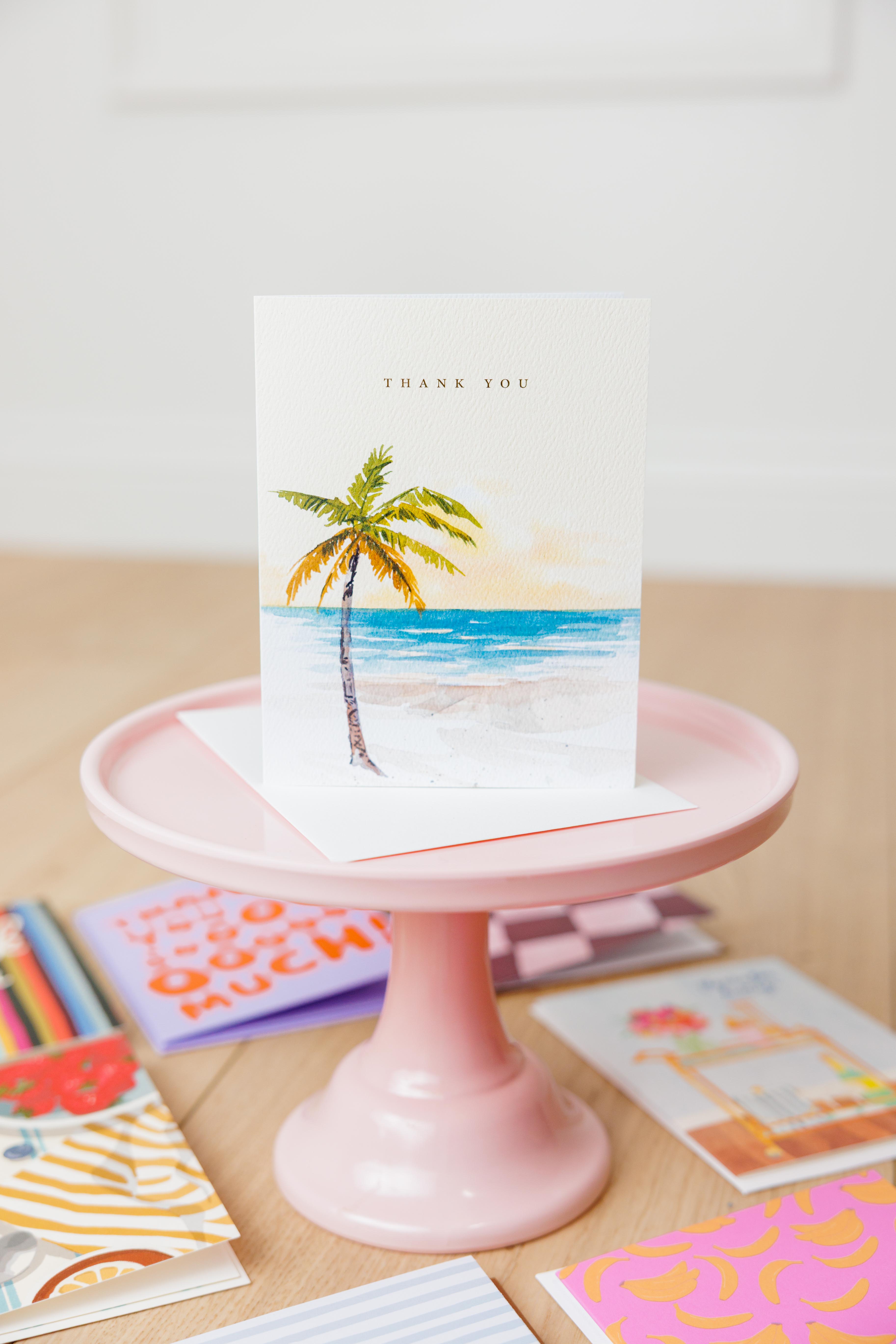 Coastal Thank You Greeting Card