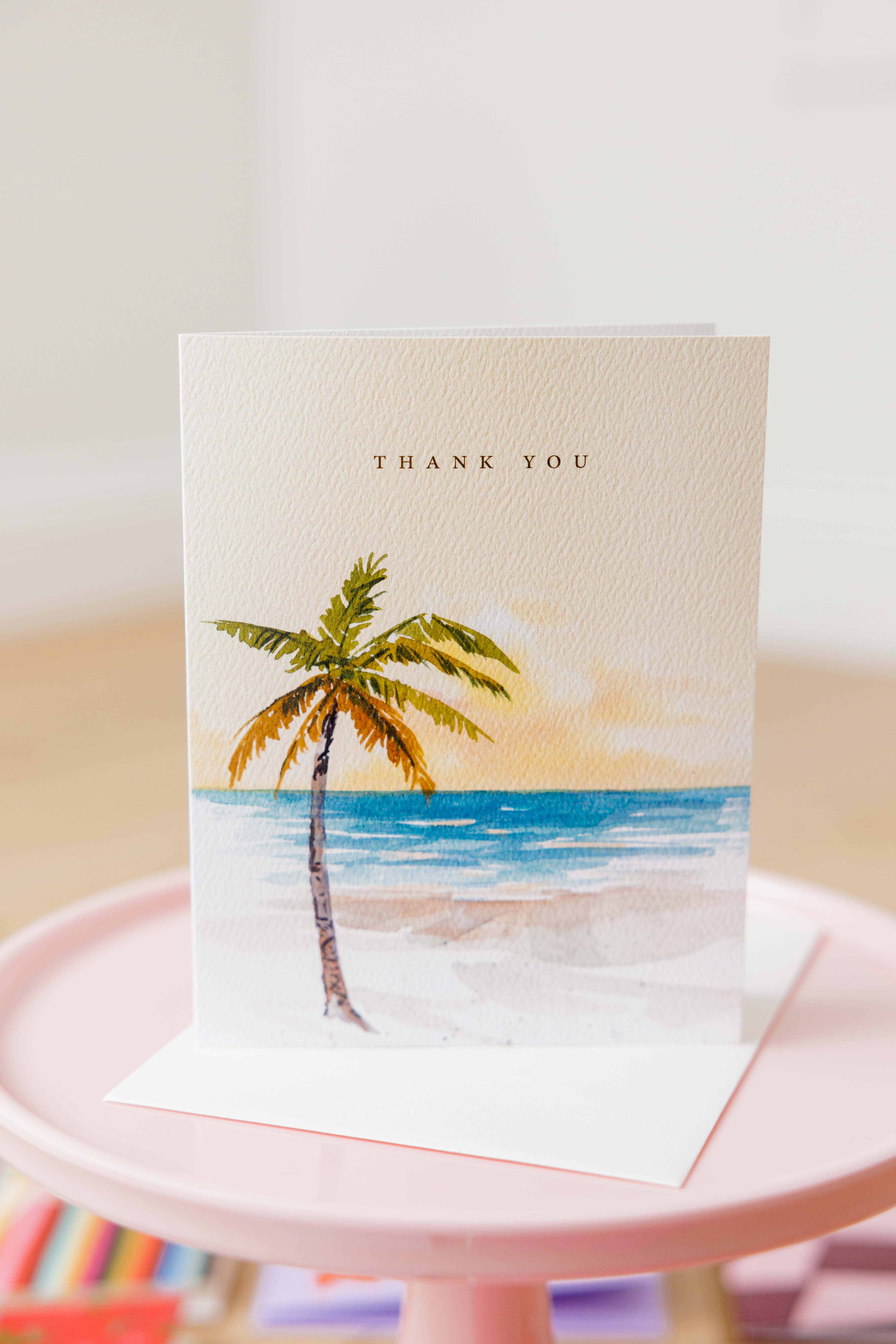 Coastal Thank You Greeting Card