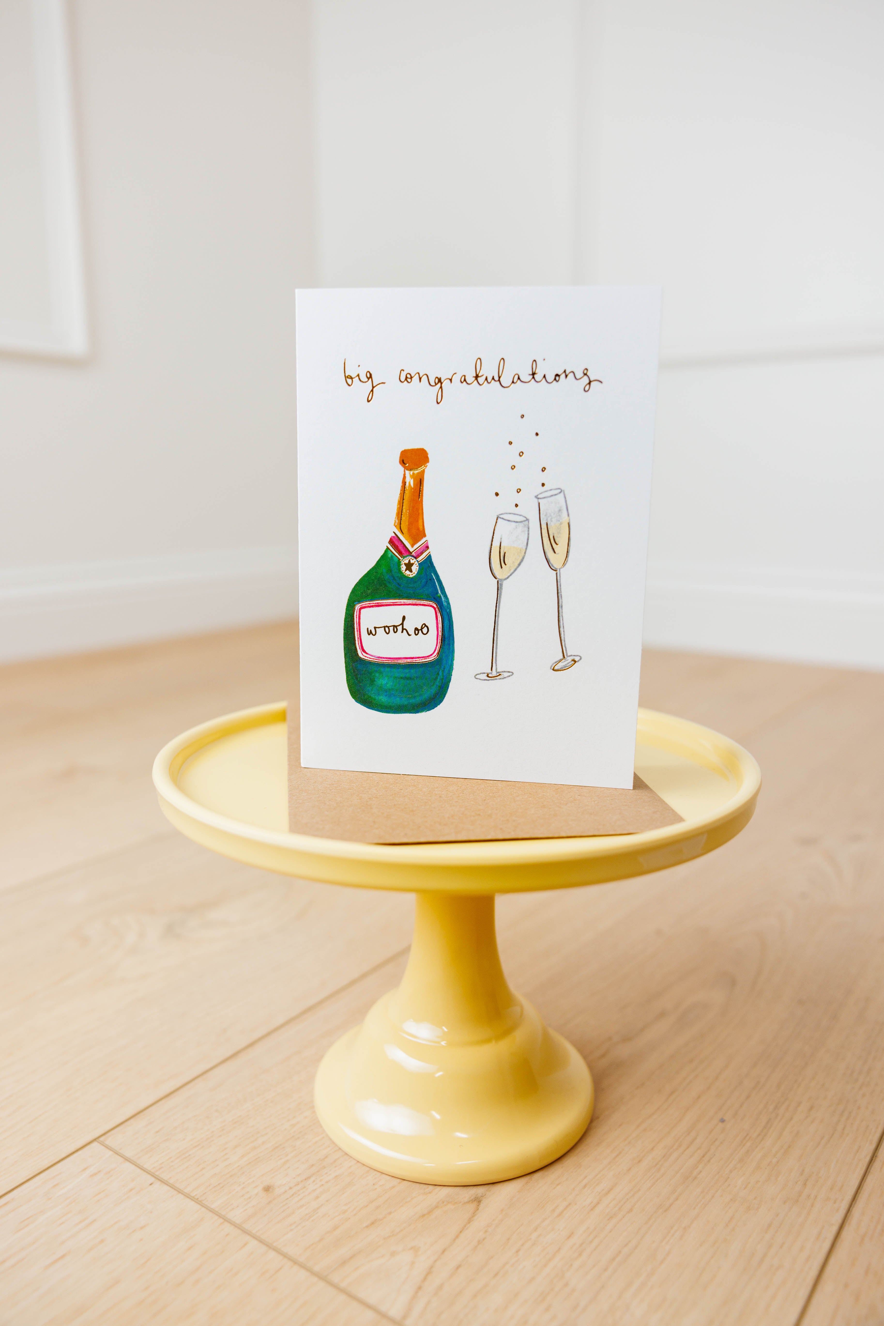 Champagne Big Congrats Card