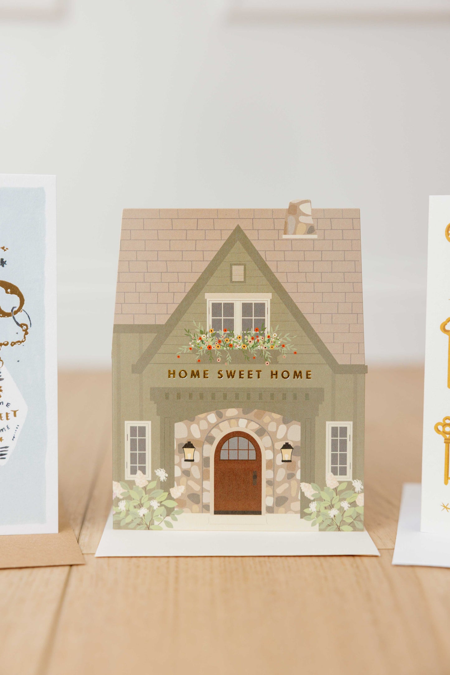 Green Home Sweet Home Greeting Card