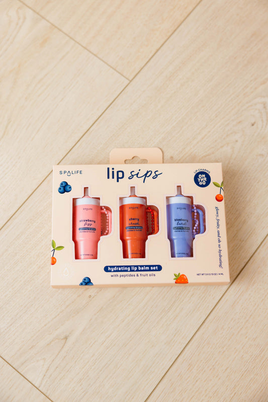 Lip Sips Hydrating Lip Balm Set