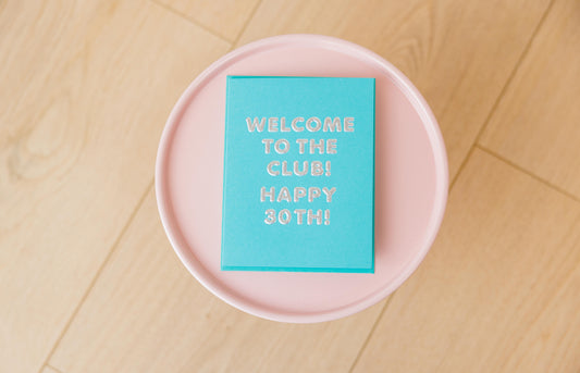 Welcome To the Club! 30