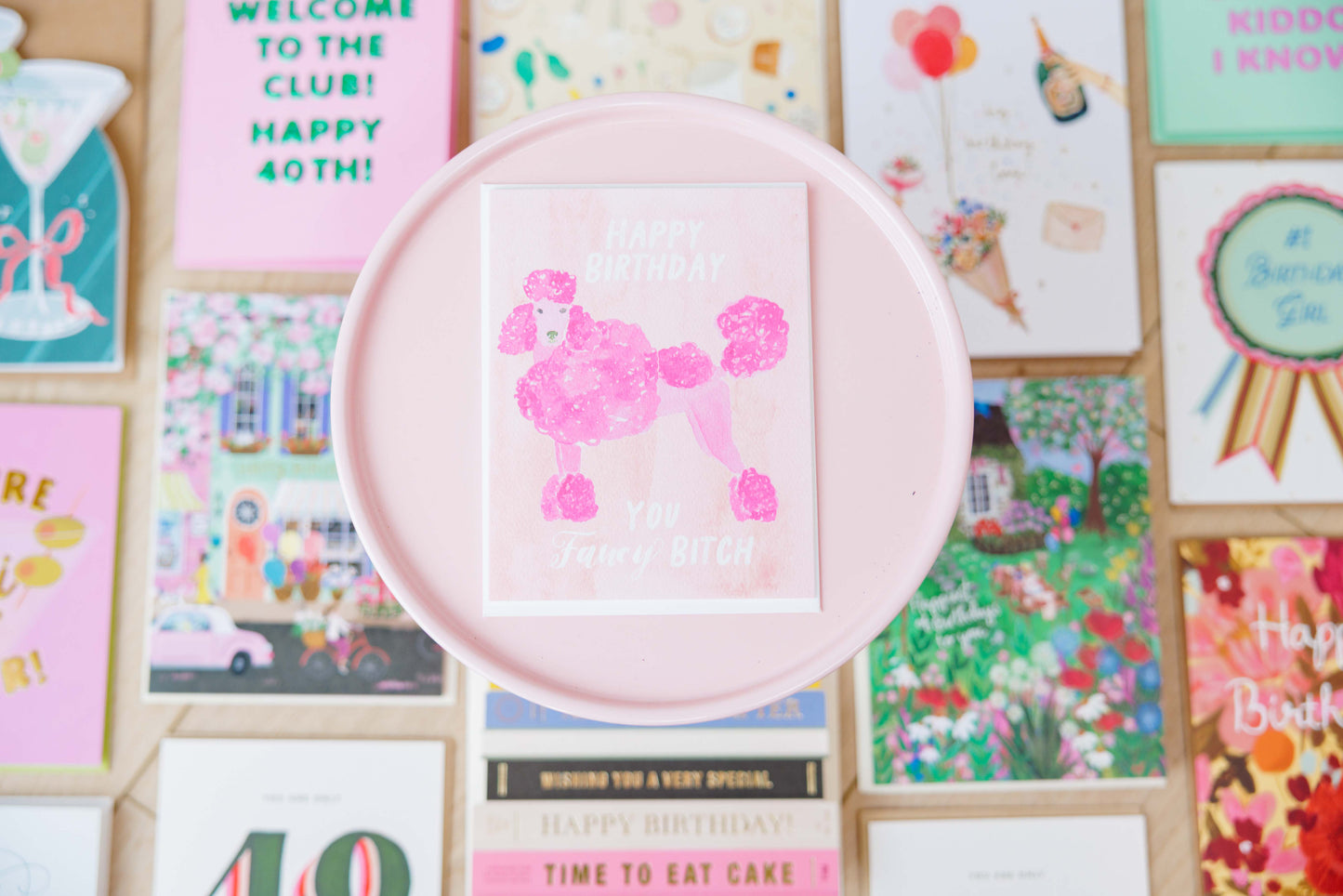 Fancy B Birthday Card