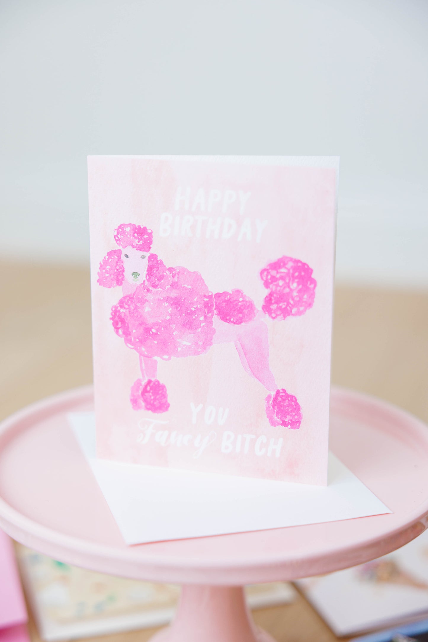 Fancy B Birthday Card