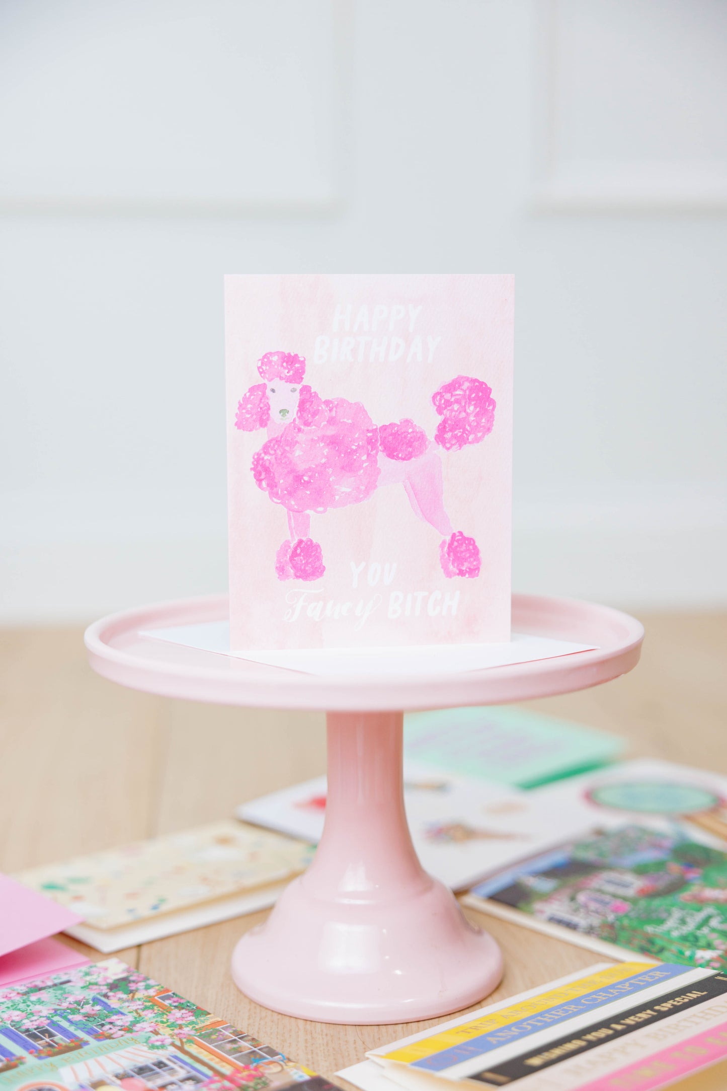 Fancy B Birthday Card