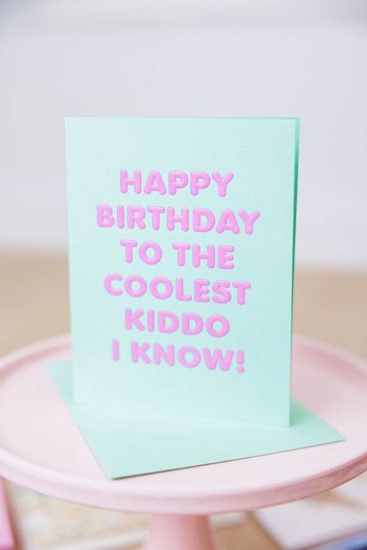 Coolest Kiddo Birthday