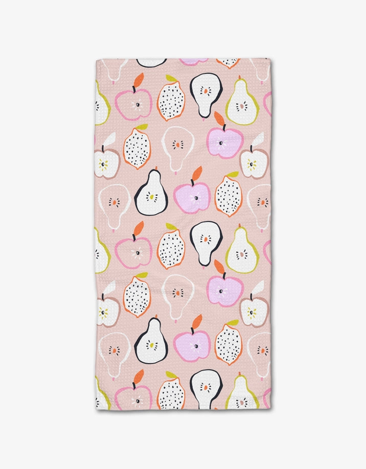 Juicy Summer Fruits Geometry Bar Towel