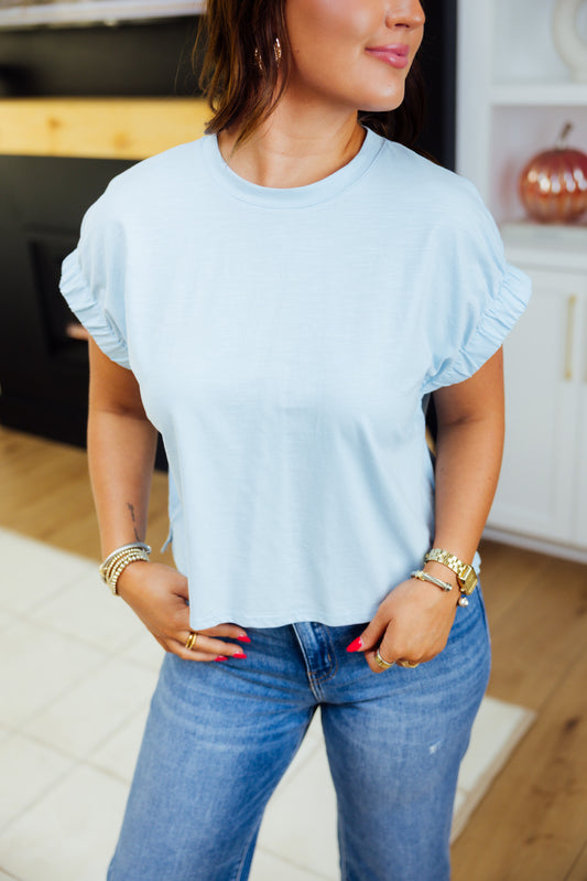 Elastic Sleeve Top