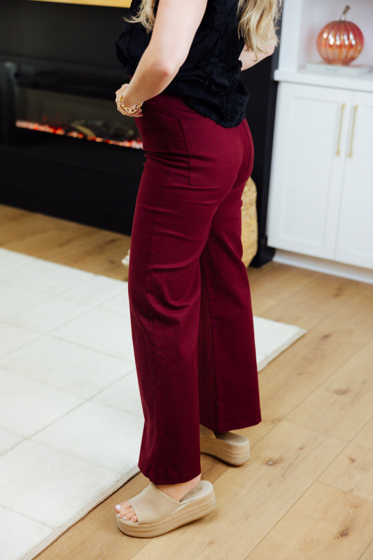 Wide Leg Denim Pant