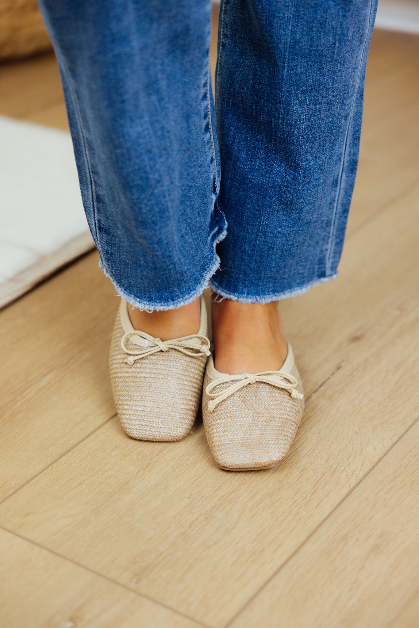 Andrea Natural Woven Mule