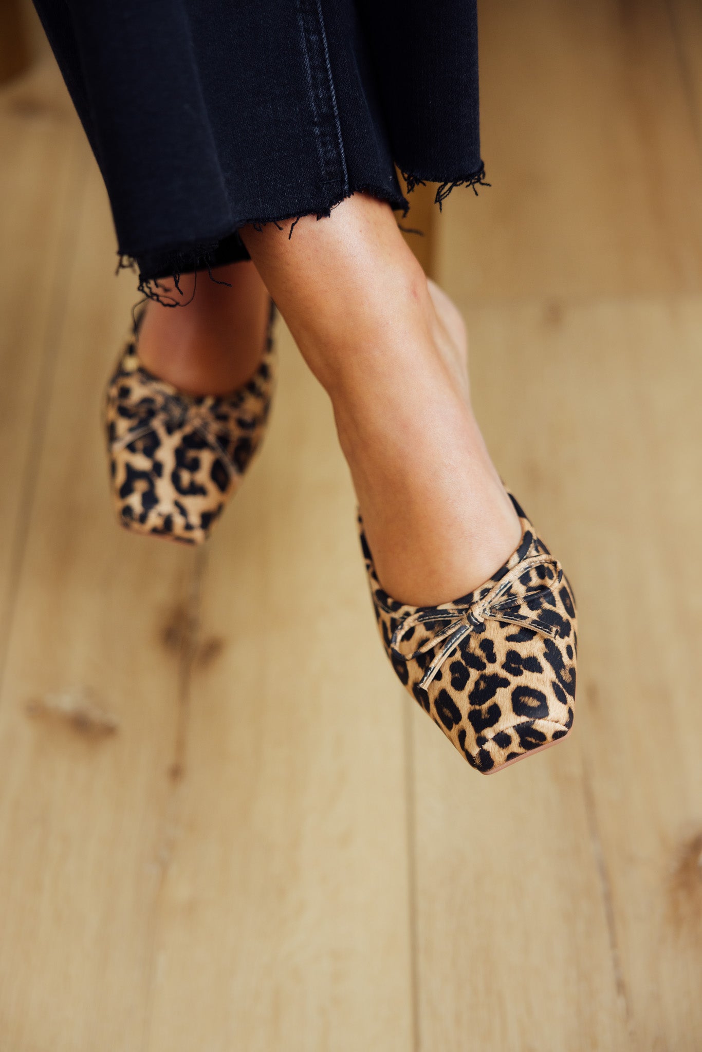 Geneva Leopard Heeled Mule