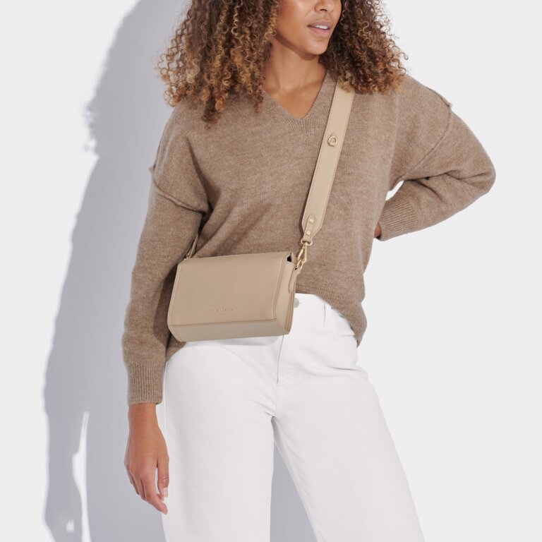 Zana Taupe Crossbody