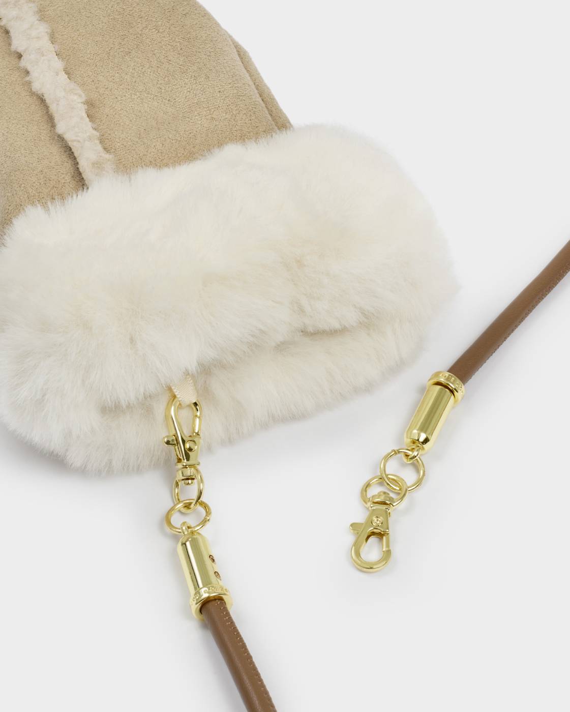 Faux Suede Mittens
