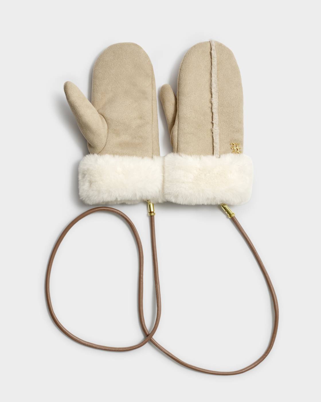 Faux Suede Mittens
