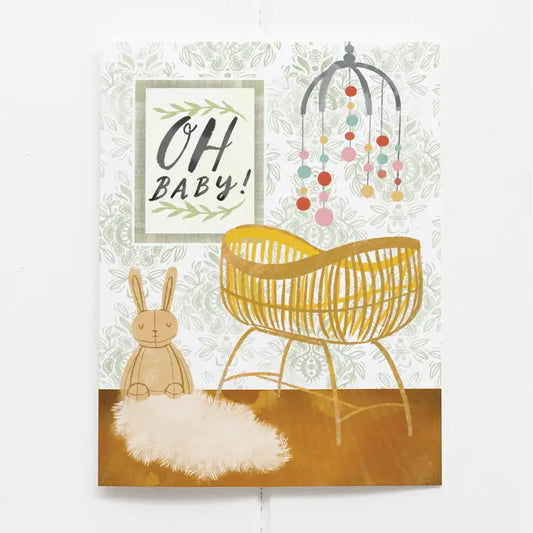 Oh Baby Nursery Card