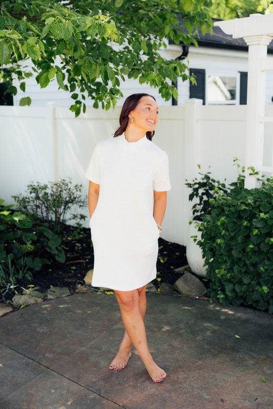 Grey Scuba Dress