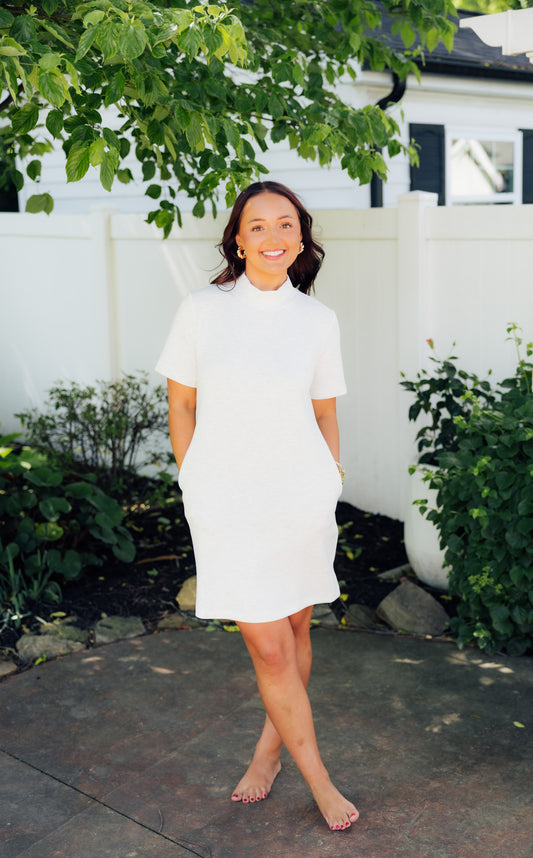 Grey Scuba Dress