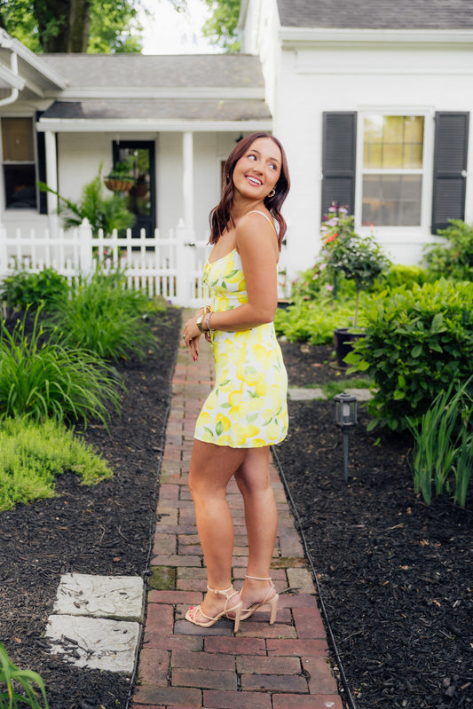 Lemoncello Days Mini Dress