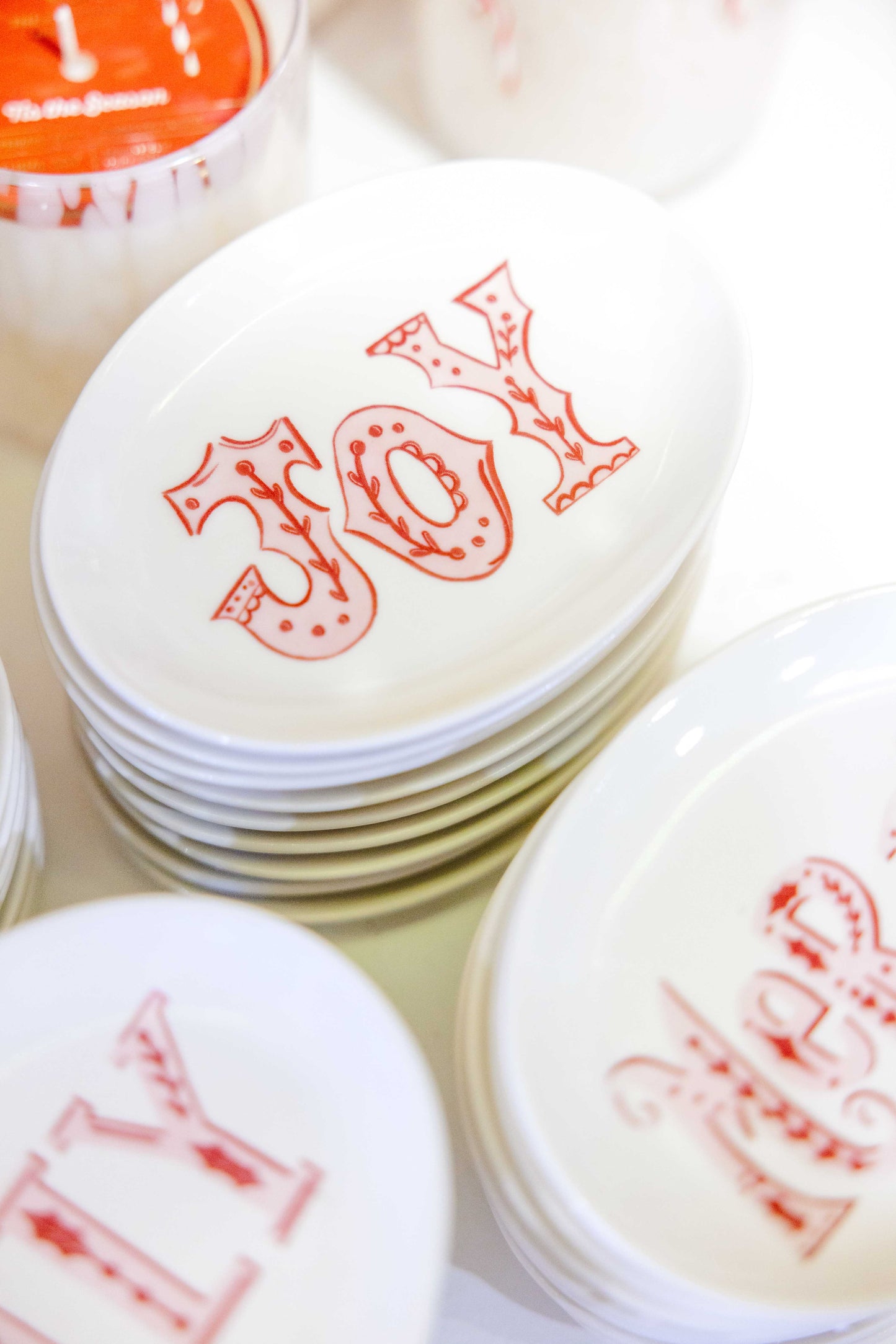 Holiday Stoneware Plate