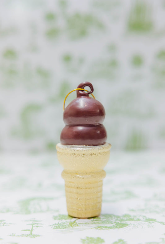 Chocolate Dipped Cone Ornament