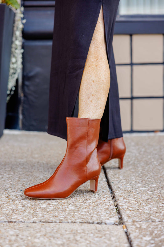 Adler Cognac Booties