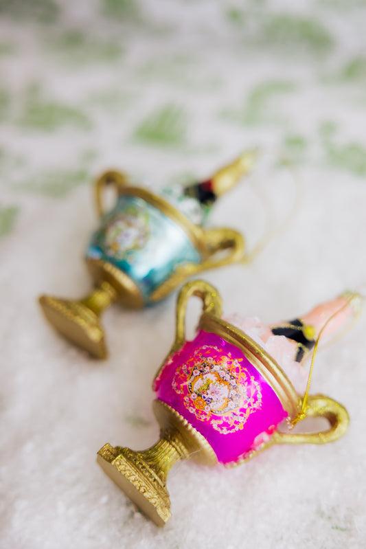 French Wine Bucket Ornament