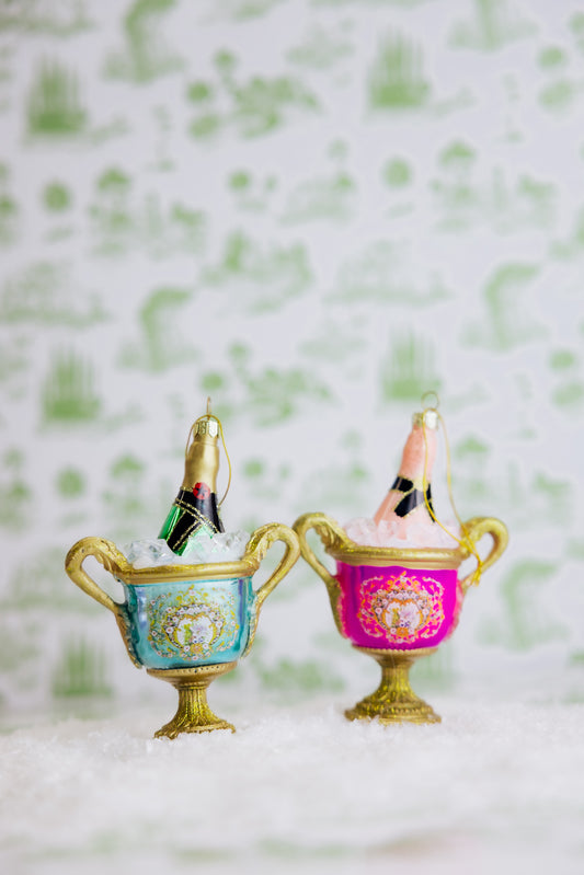 French Wine Bucket Ornament