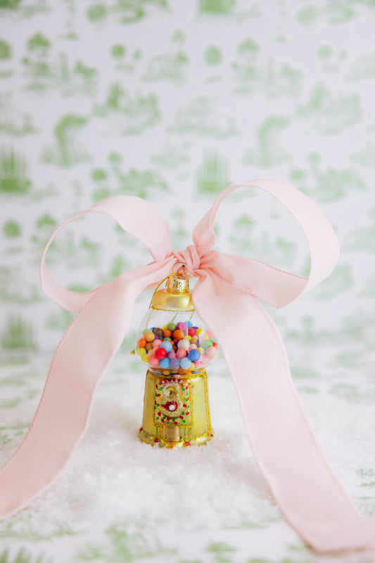 Gold Gumball Machine Ornament