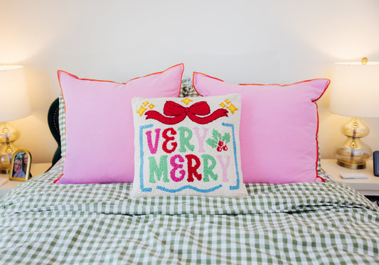 Very Merry Hook Pillow