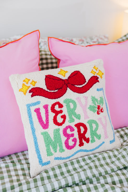 Very Merry Hook Pillow