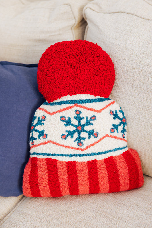 Shaped Holiday Hat Hook Pillow