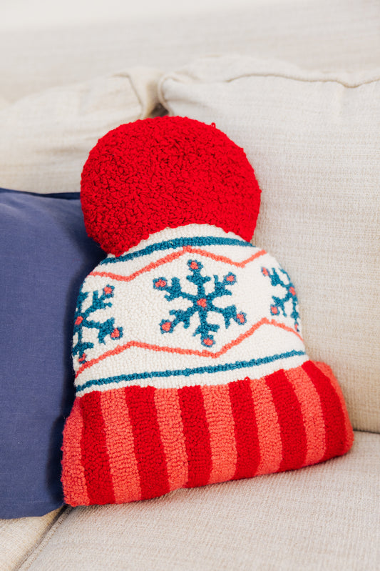 Shaped Holiday Hat Hook Pillow
